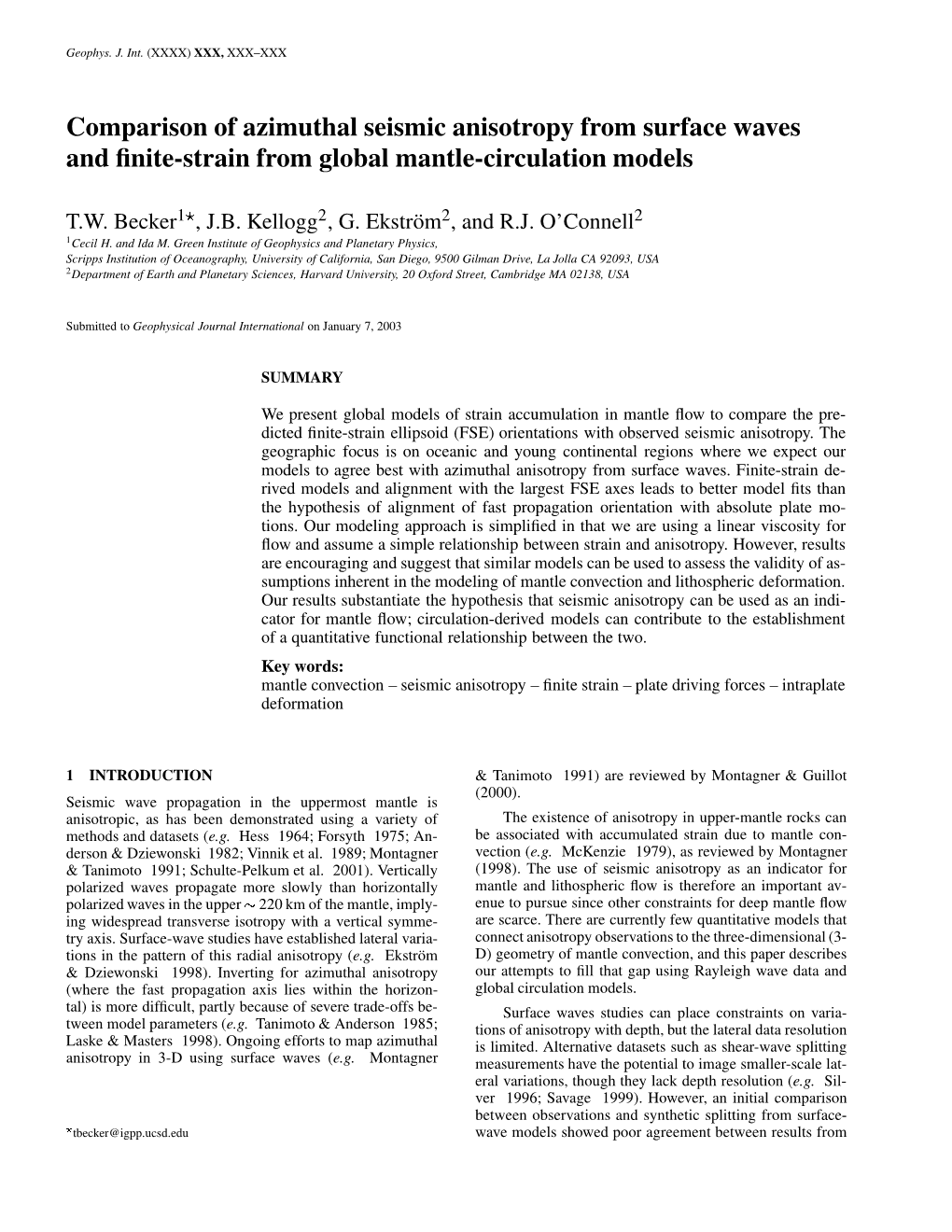 Comparison of Azimuthal Seismic Anisotropy from Surface Waves and Finite-Strain from Global Mantle-Circulation Models