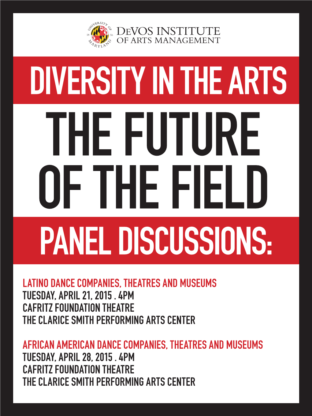 Diversity in the Arts Panel Discussions