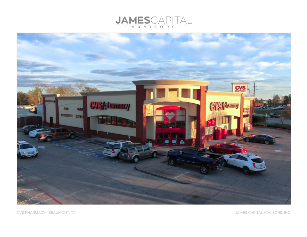 James Capital Advisors, Inc. Cvs Pharmacy - Beaumont, Tx Marketing Package