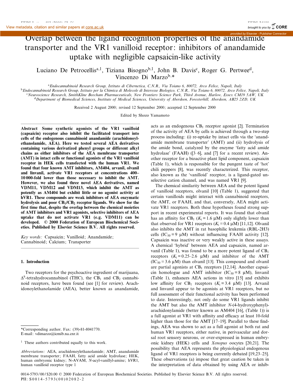 Overlap Between the Ligand Recognition Properties Of