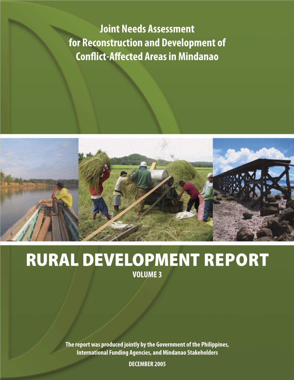 Rural Development Report E, Manila E, Fic 1818 H