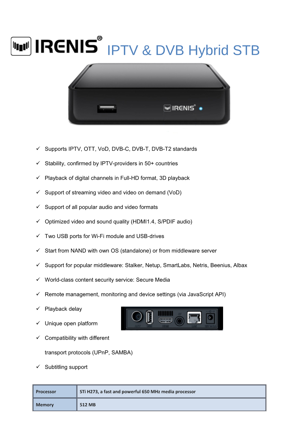 Supportsiptv, OTT, Vod, DVB-C, DVB-T, DVB-T2 Standards