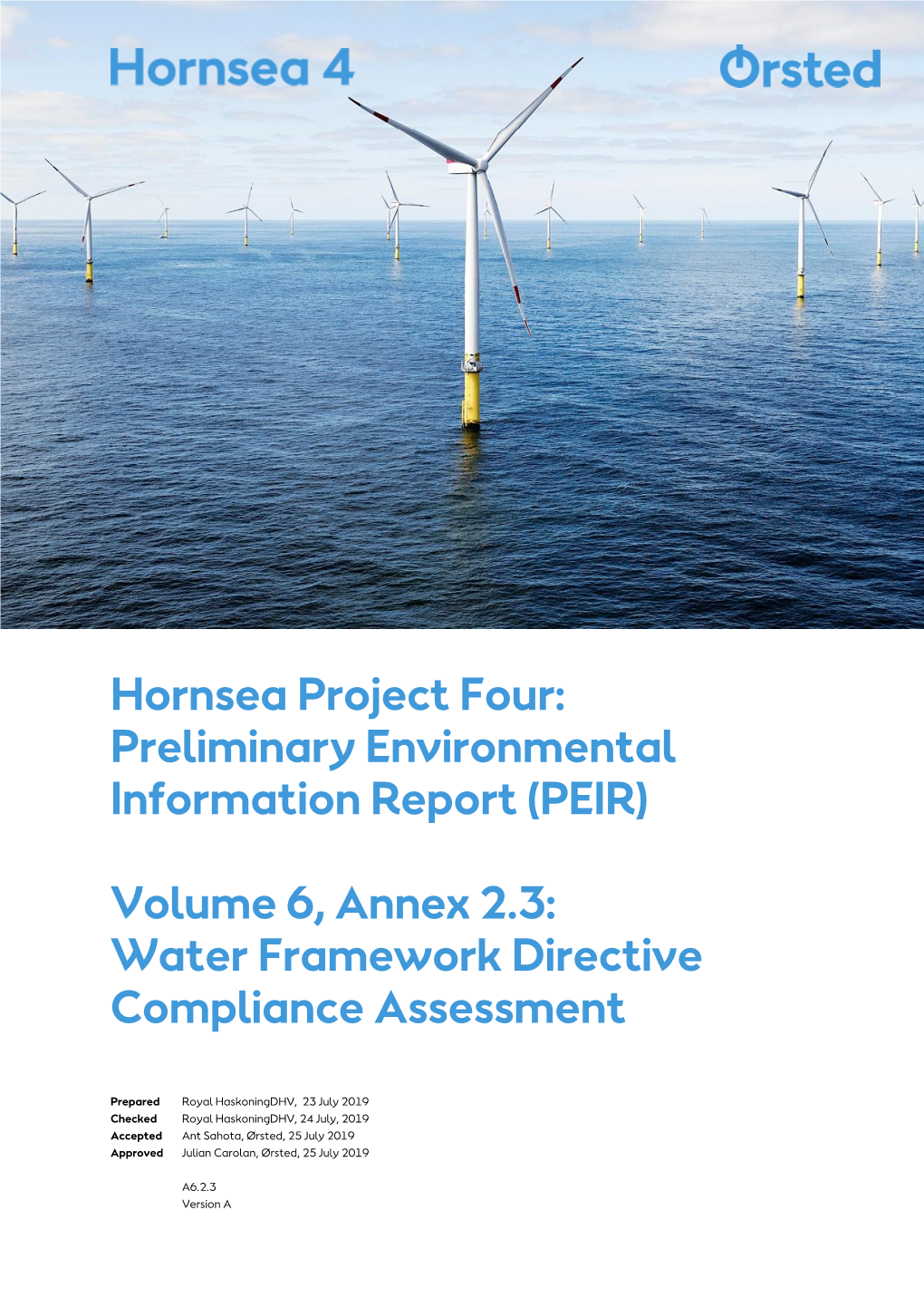 Water Framework Directive Compliance Assessment