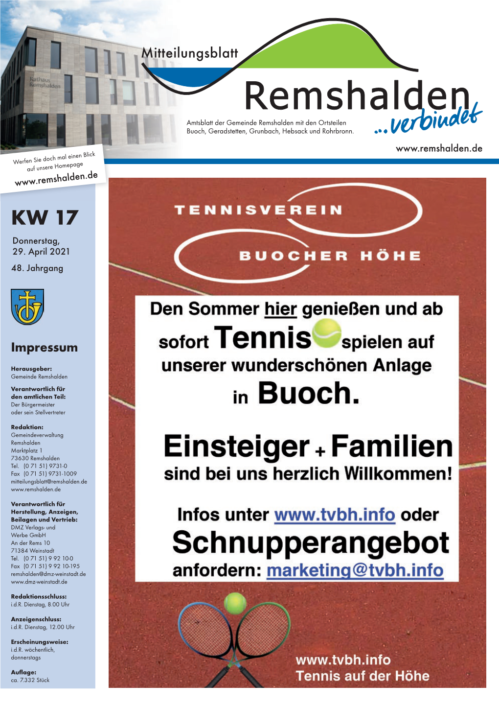 Mitteilungsblatt KW 17