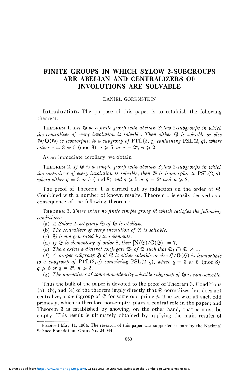 Finite Groups in Which Sylow 2-Subgroups Are Abelian and Centralizers of Involutions Are Solvable