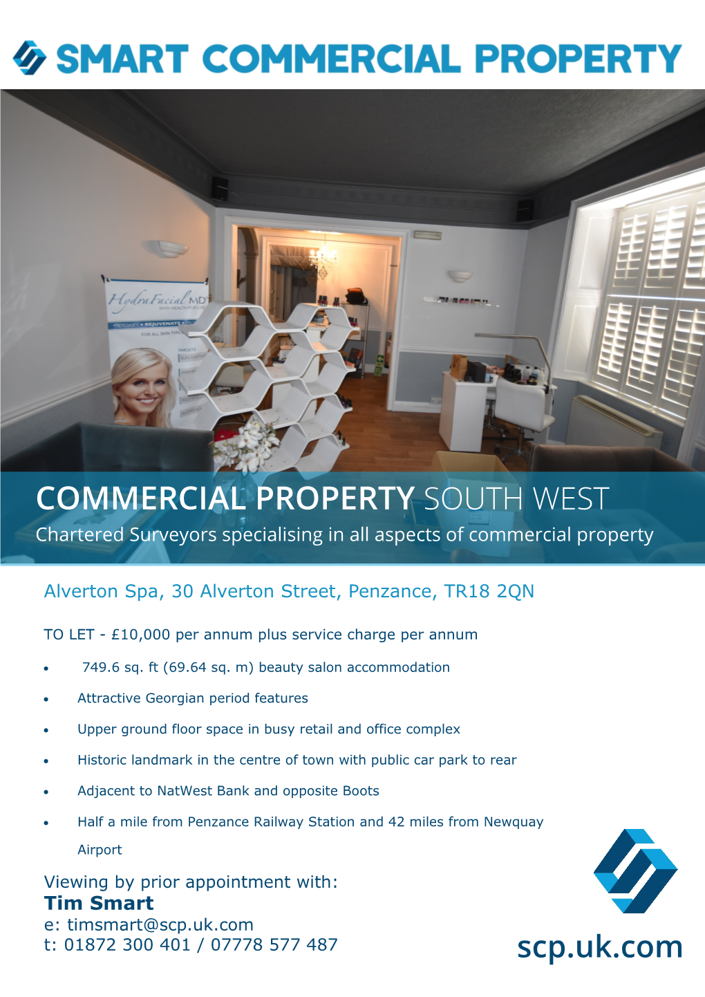 COMMERCIAL PROPERTY SOUTH WEST Chartered Surveyors Specialising in All Aspects of Commercial Property