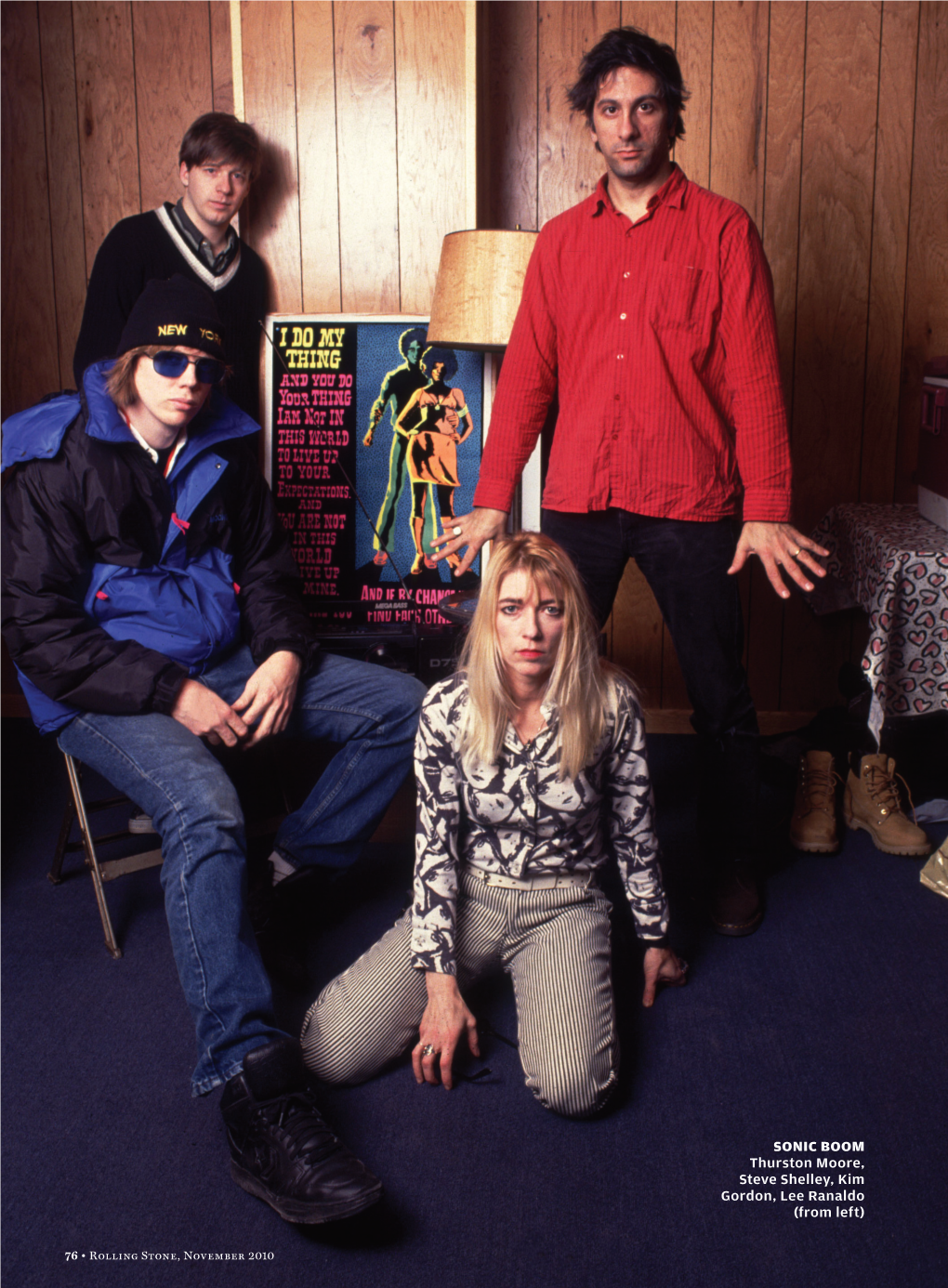 Sonic Youth Side- Ilar Space to Television’S Seminal “Marquee Yelping the Occasional “Shit Yeah!” and Un- Lined