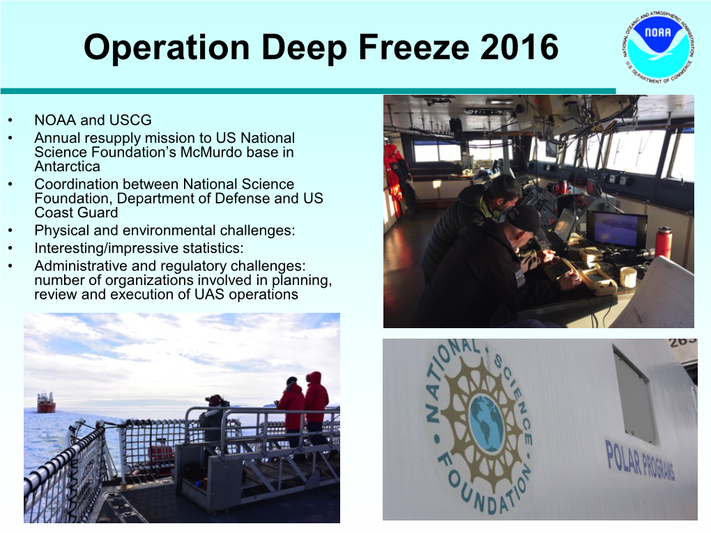 Operation Deep Freeze 2016