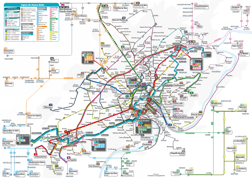 Besançon-Plan Schématique A3