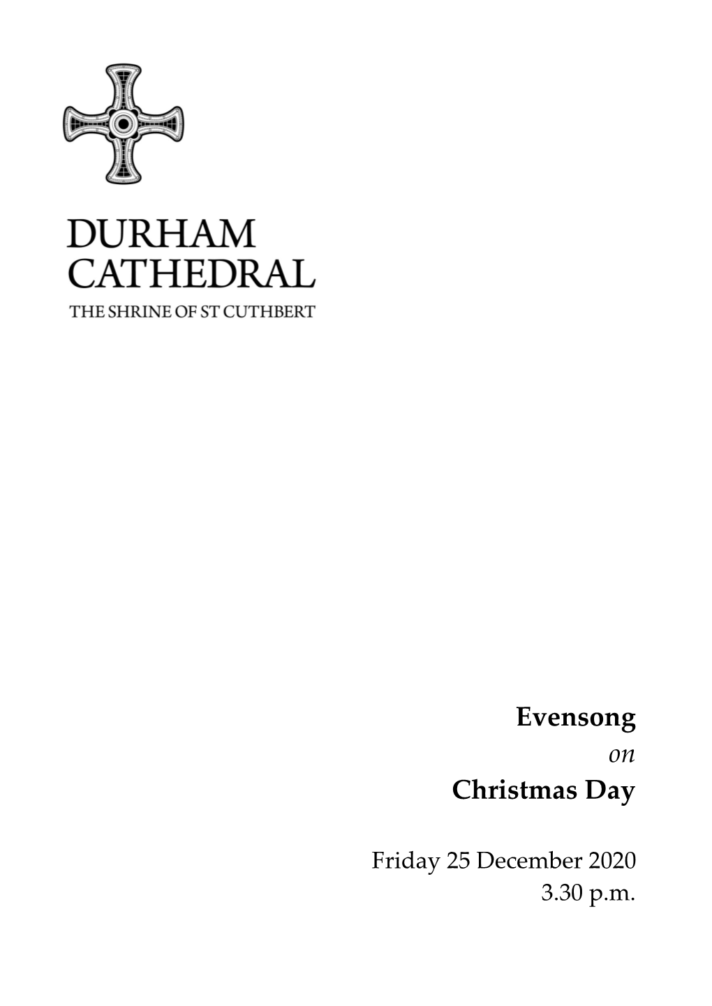 Evensong on Christmas Day