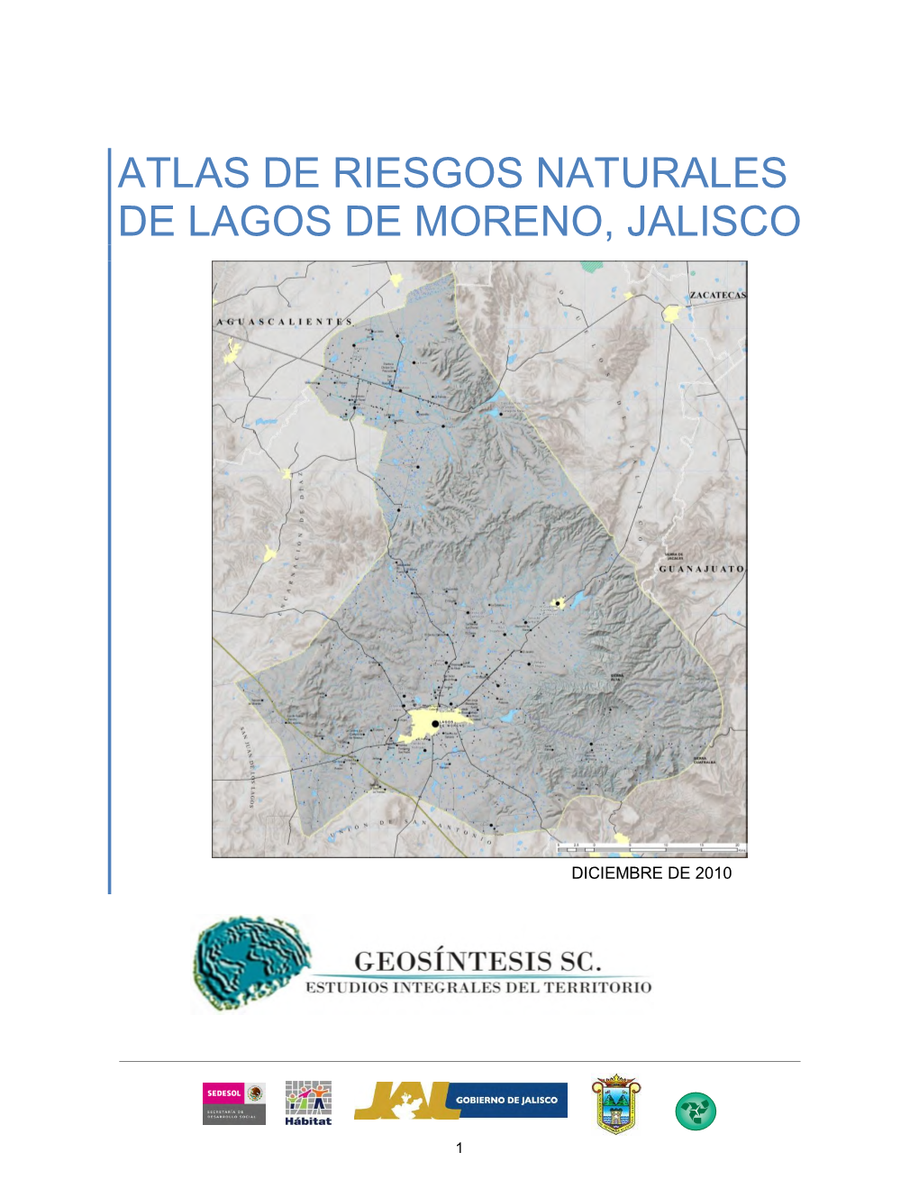Atlas De Riesgos Naturales De Lagos De Moreno, Jalisco