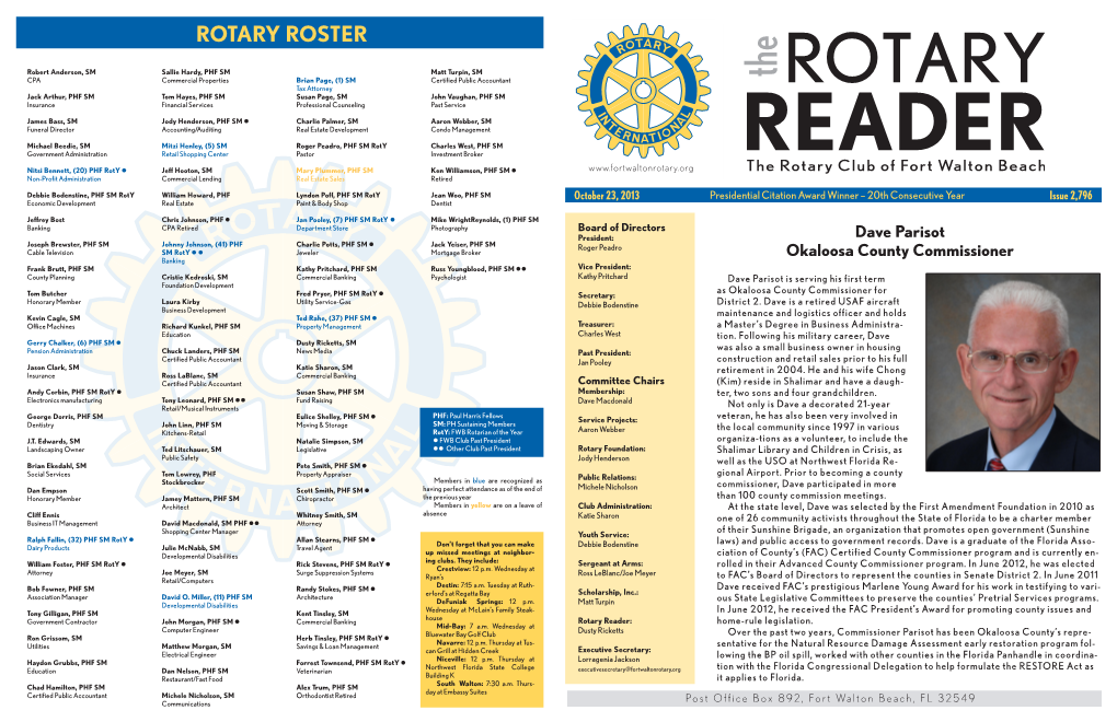 Rotary Roster