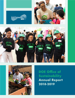 DOE Office of Sustainability Annual Report 2018-2019