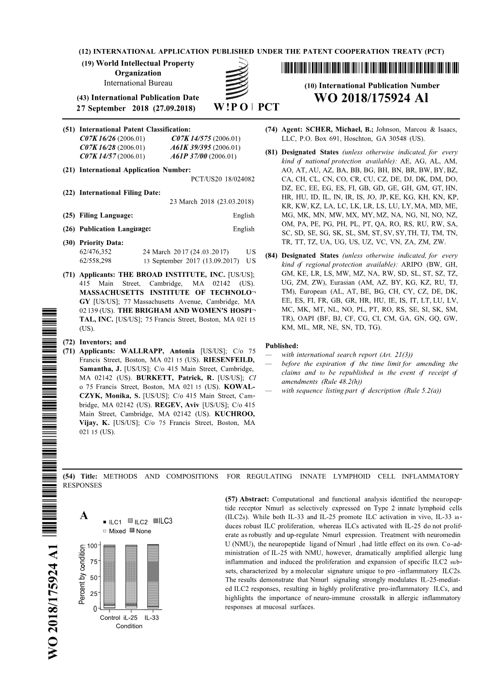 WO 2018/175924 Al 27 September 2018 (27.09.2018) W !P O PCT