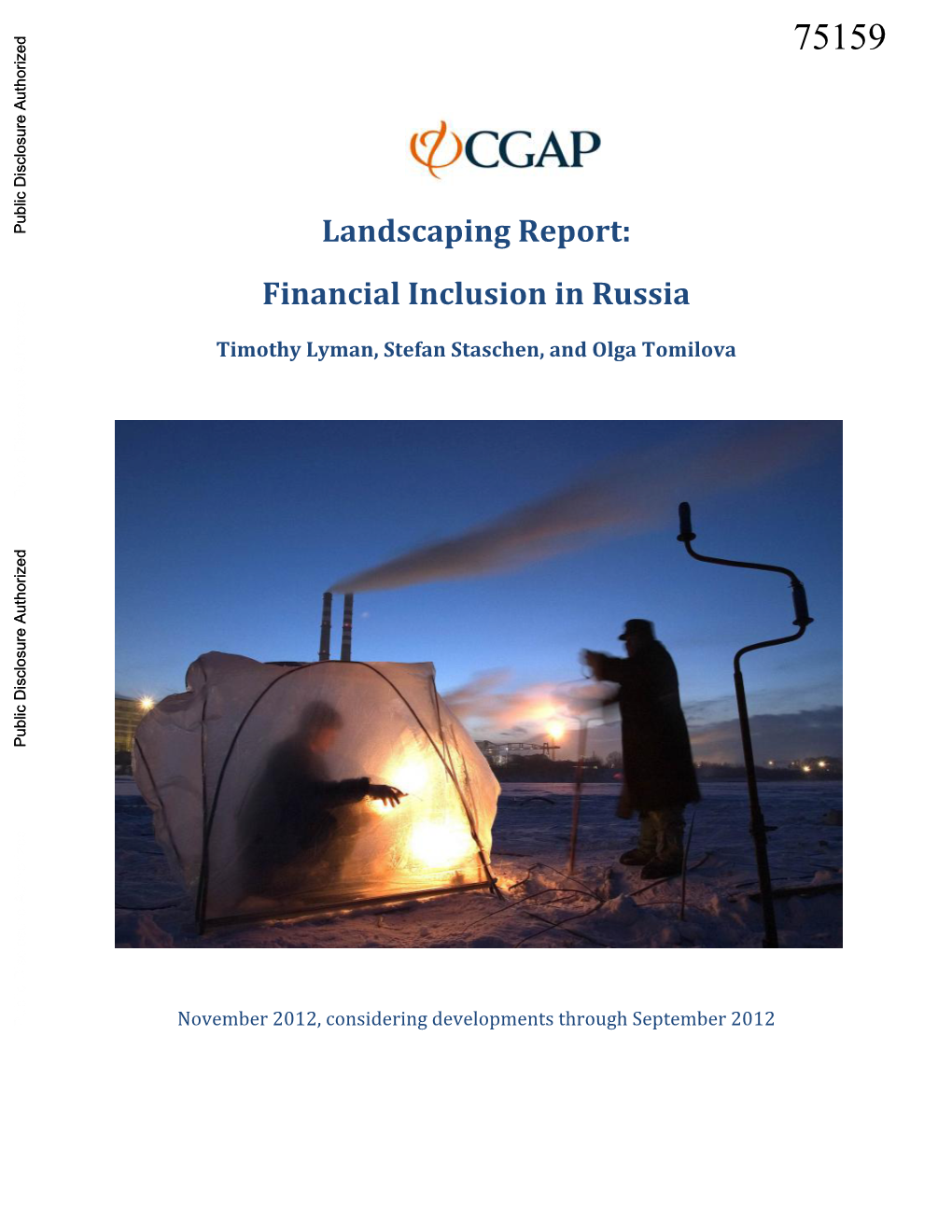 Financial Inclusion in Russia