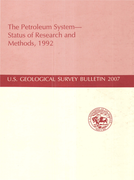 The Petroleum System- Status of Research and Methods, 1992