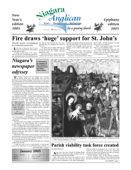 January 2005 2005 Fire Draws ‘Huge’ Support for St