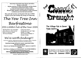 IYW\I 13Curfv~O-Rte/ VVS CAMRA Pub-Oftfte; Y~ 2004- the Village Pub in Dover