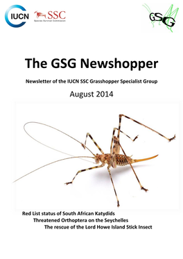 The GSG Newshopper Newsletter of The