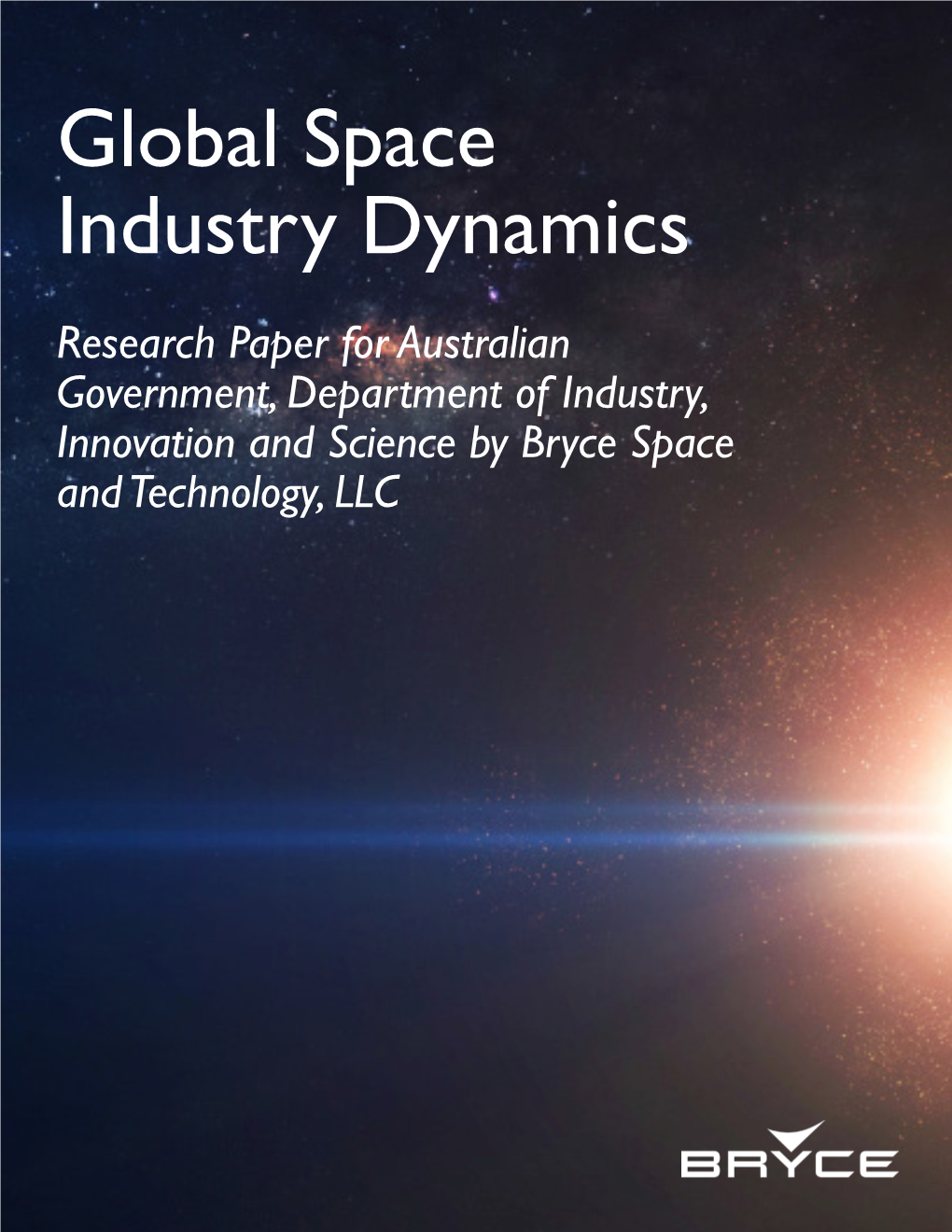 Global Space Industry Dynamics