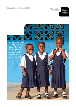 Irish Aid 2013 Annual Report