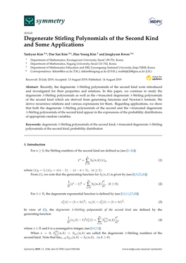 Degenerate Stirling Polynomials of the Second Kind and Some Applications