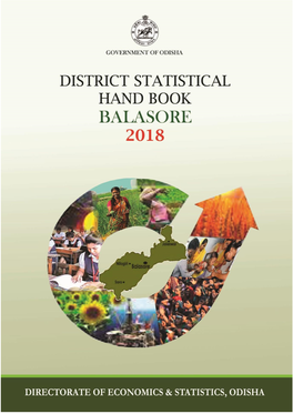 District Statistical Hand Book, Balasore, 2018