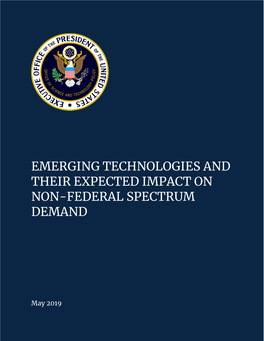 Emerging Technologies and Their Expected Impact on Non-Federal Spectrum Demand