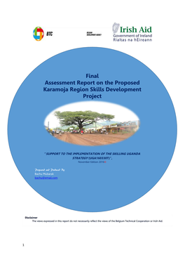 Final Assessment Report on the Proposed Karamoja Region Skills Development Project