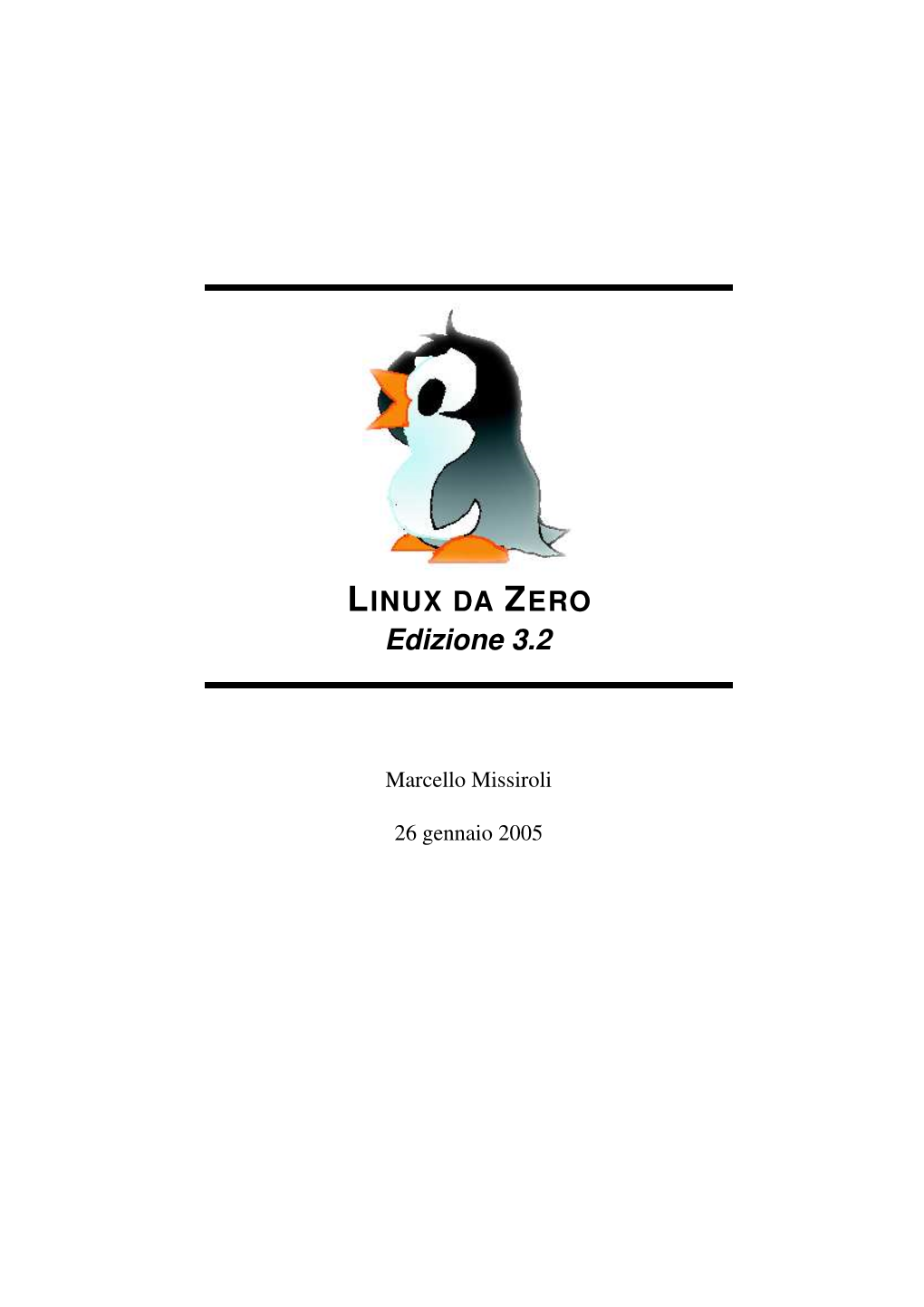 LINUX DA ZERO Edizione 3.2