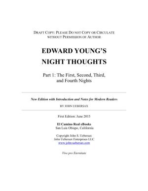 Edward Young's Night Thoughts