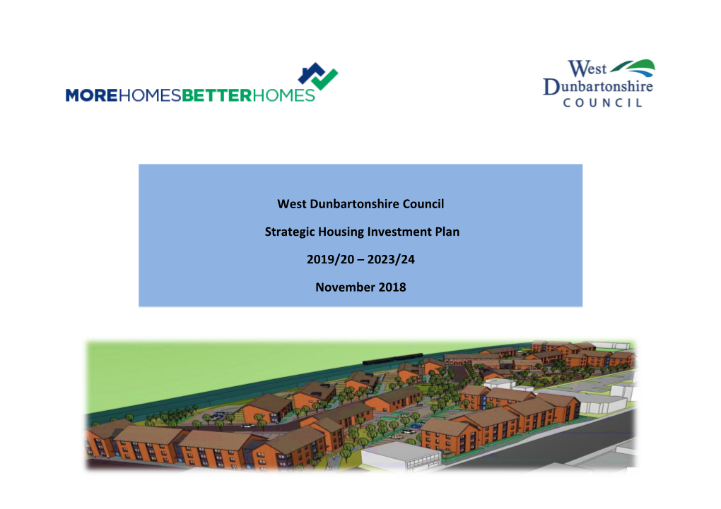West Dunbartonshire Council Strategic Housing Investment Plan