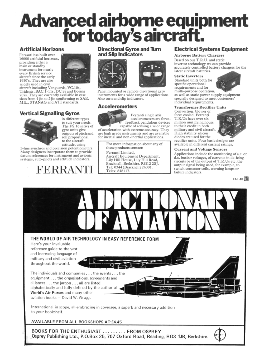 Advanced Airborne Equipment for Today's Aircraft