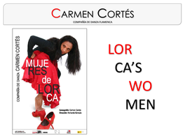 Carmen Cortés Compañía De Danza Flamenca