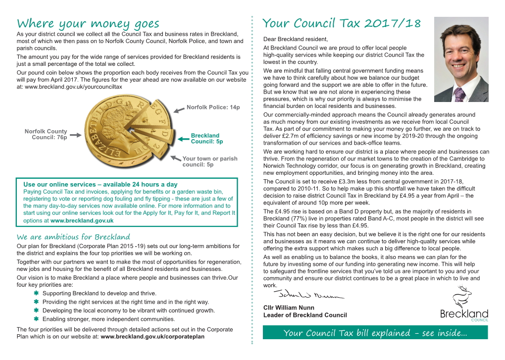 Where Your Money Goes Your Council Tax 2017/18