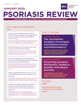 Psoriasis Review Understanding the Impacts of the Latest Psoriasis Research