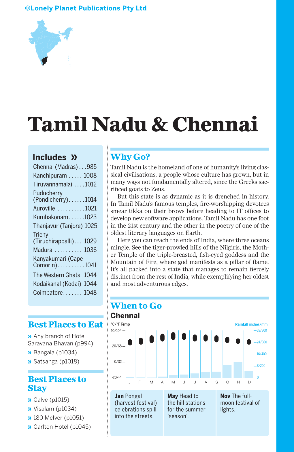 Tamil Nadu & Chennai