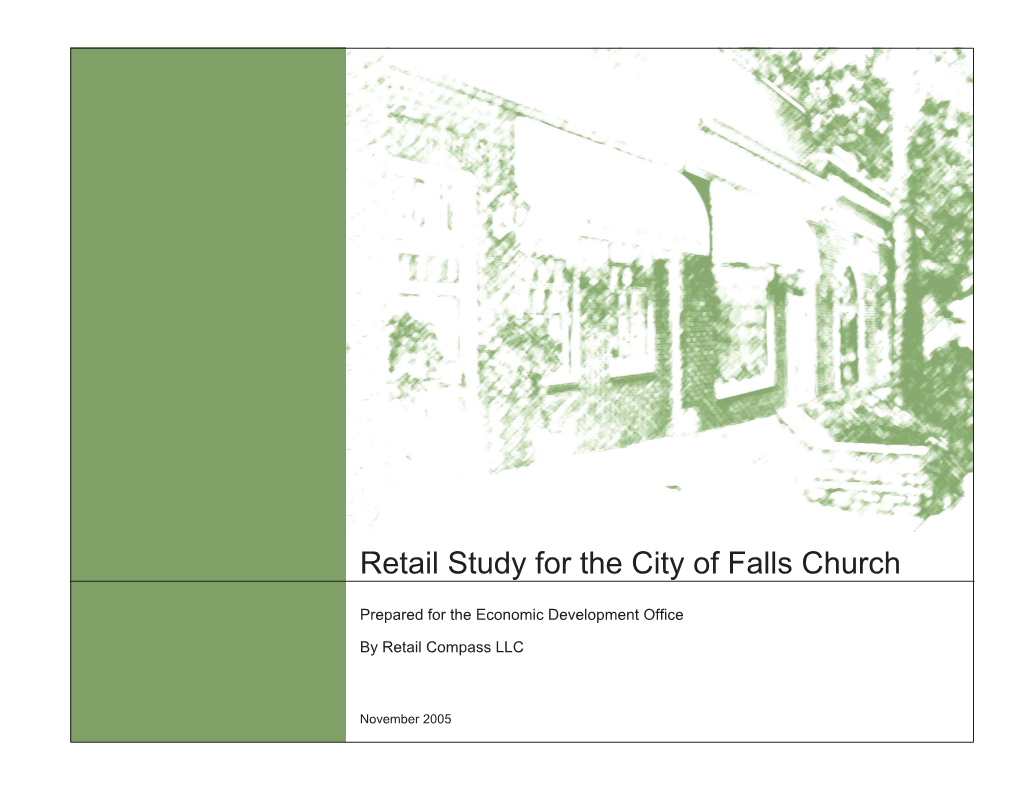 Retail Study for the City of Falls Church