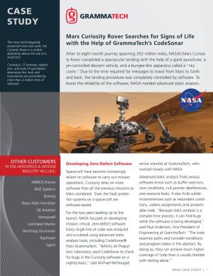 Grammatech NASA Curiosity Case Study