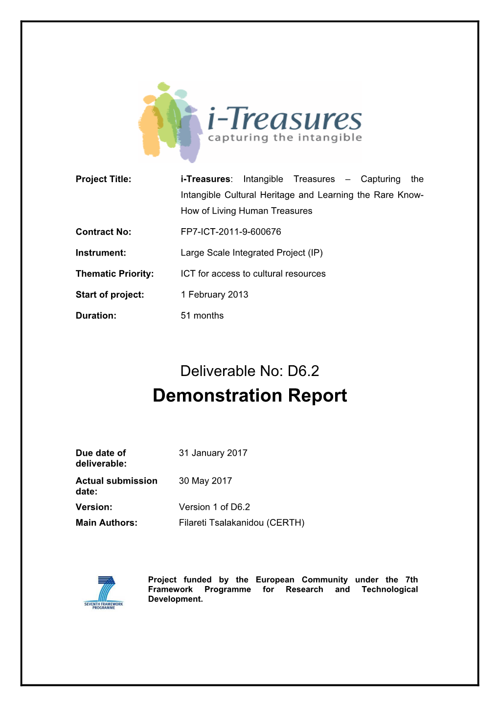 Demonstration Report