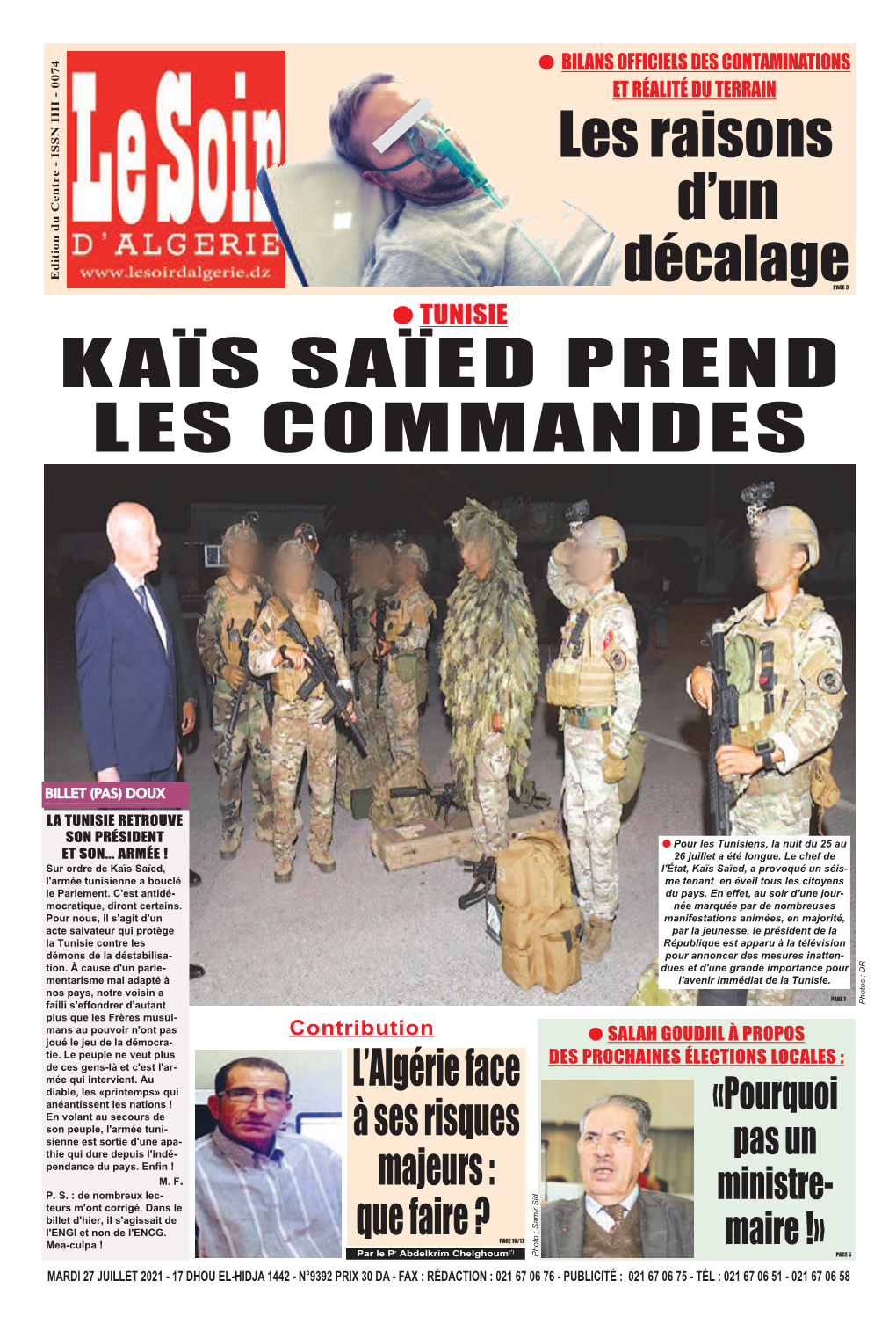 Kaïs Saïed Prend Les Commandes