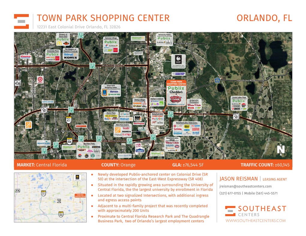 Town Park Shopping Center Orlando, Fl