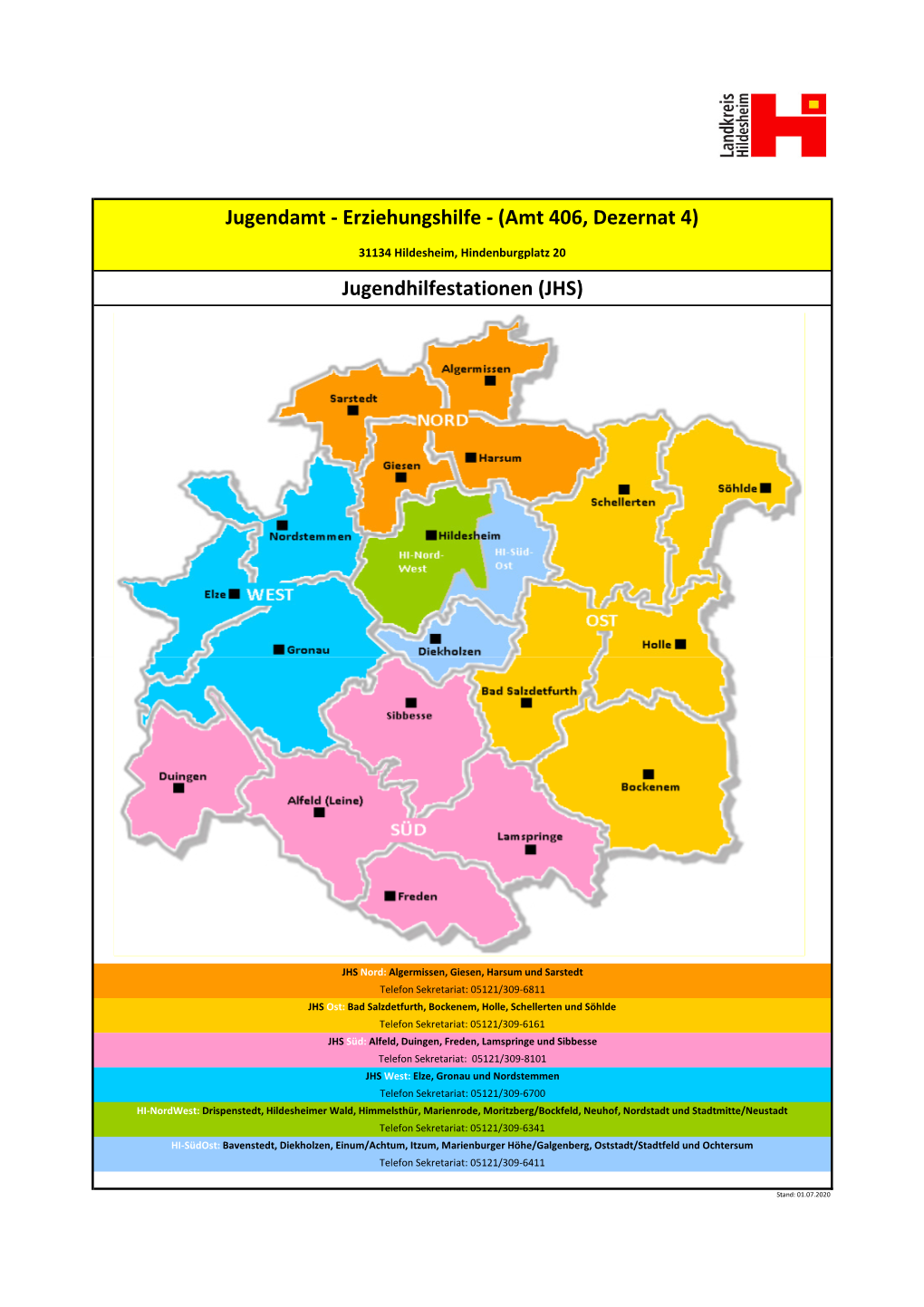 Jugendhilfestationen (JHS)