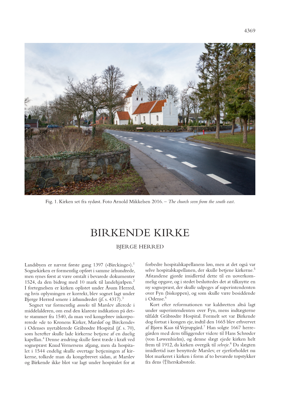 Birkende Kirke Bjerge Herred