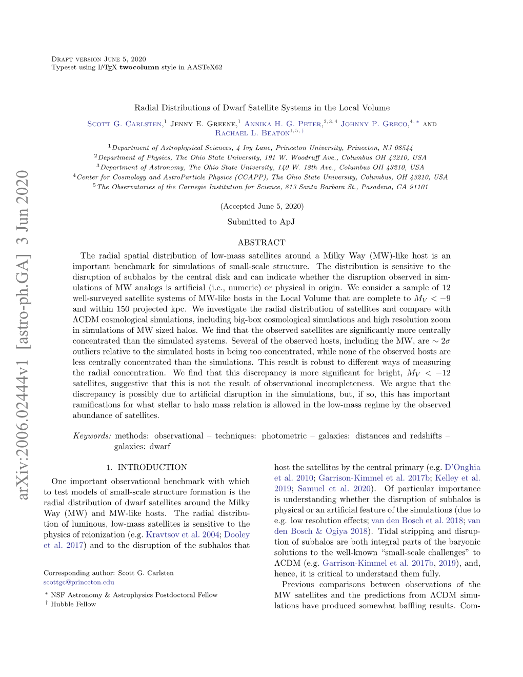 Radial Distributions of Dwarf Satellite Systems in the Local Volume