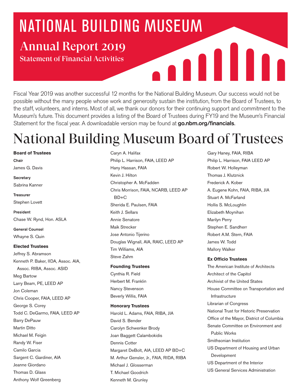 National Building Museum Board of Trustees