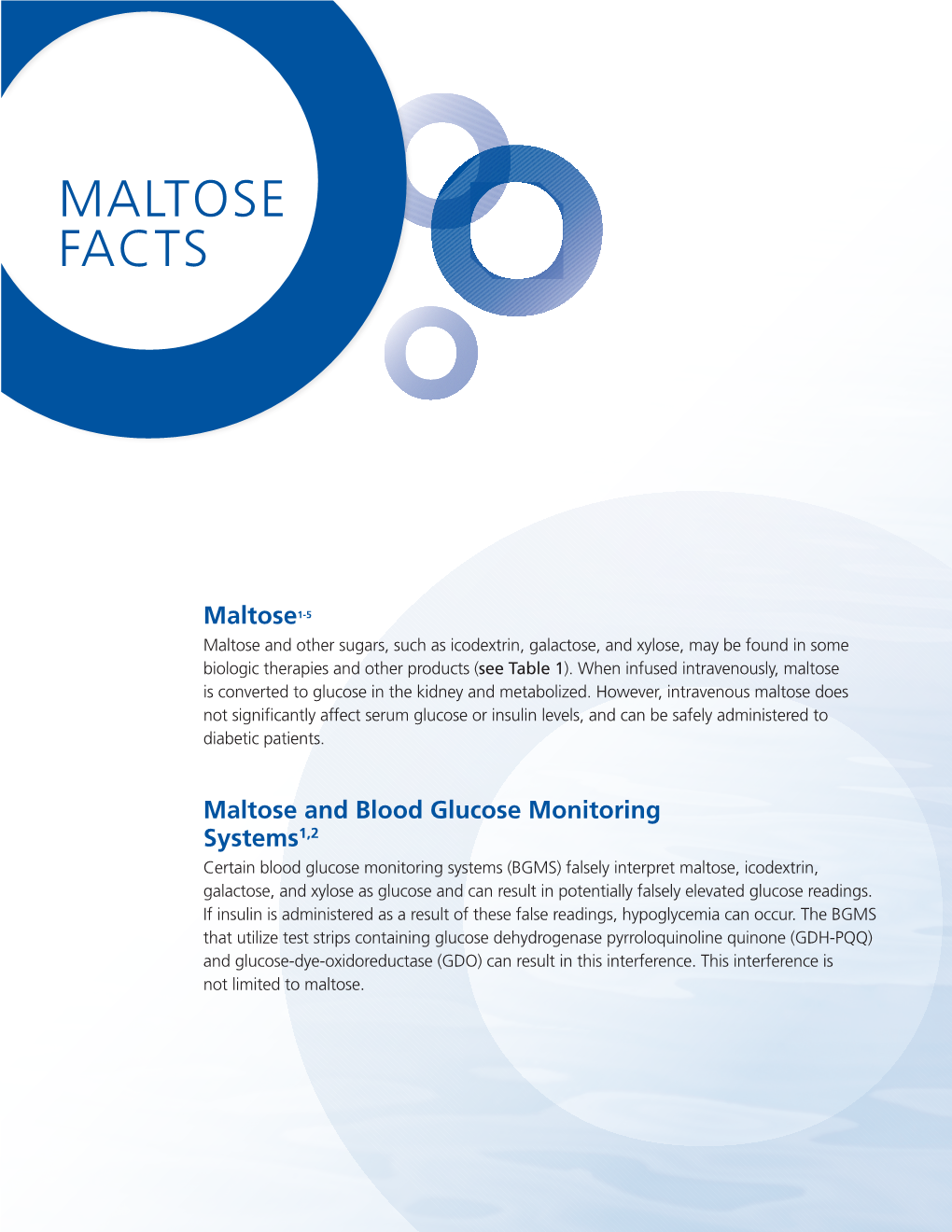 Maltose Facts