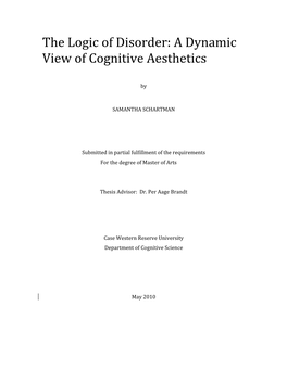 A Dynamic View of Cognitive Aesthetics