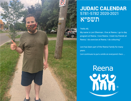 2020 2021 Judaic Calendar