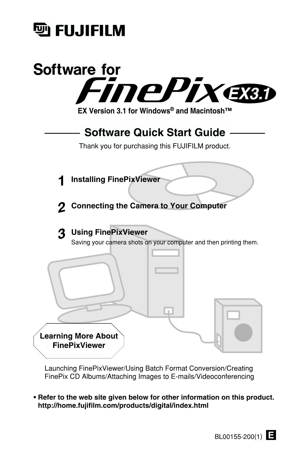 Software for Finepix EX3.1